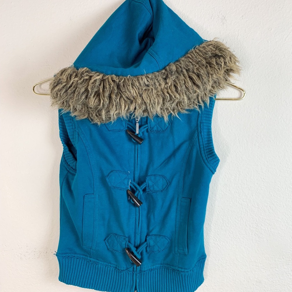 Mudd Hoddie Sleeveless Vest Jacket